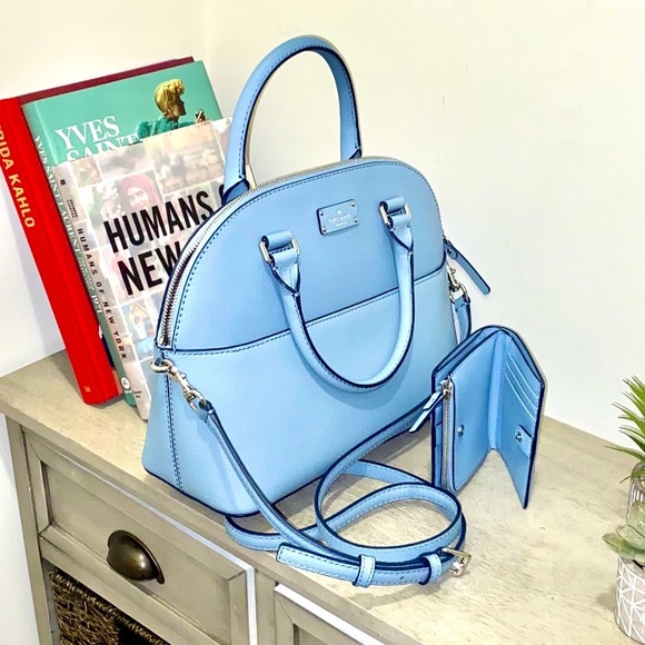 kate spade Handbags - NWT Lowest- $ Kate Spade Carli Grove  Blue Dawn